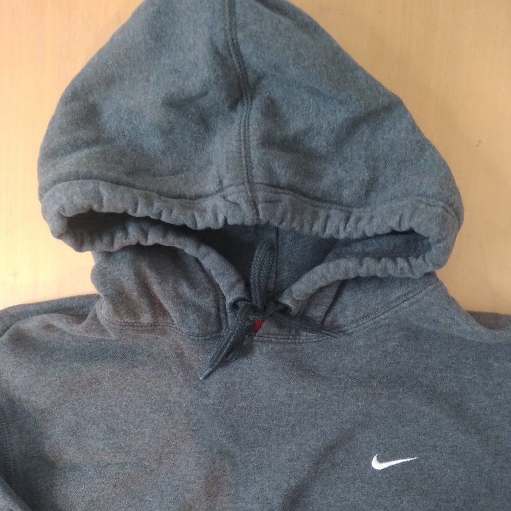 Vintage Nike Small Swoosh Pullover Hoodie Sweatshirt
